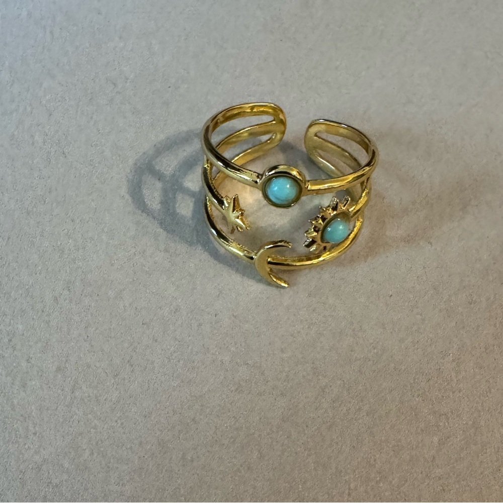 Boho Moon Ring - image 3
